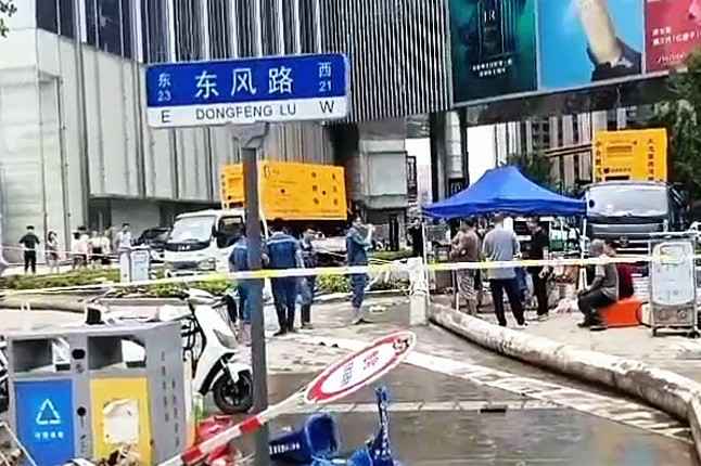 半岛网页版·网站入口-半岛online(中国)排涝突击队在排涝现场